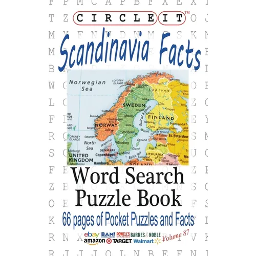 Circle It, Scandinavia Facts, Word Search, Puzzle Book - Paperback
