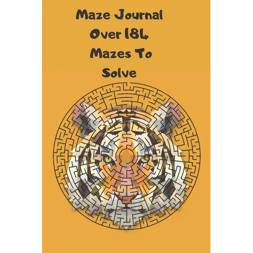 Tiger Related Gifts: Unique Cheap For Men Guys Dad Adults Boys Maze Book or Women girl kids grandma - Paperback