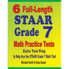 6 Full-Length STAAR Grade 7 Math Practice Tests: Extra Test Prep to Help Ace the STAAR Grade 7 Math Test - Paperback