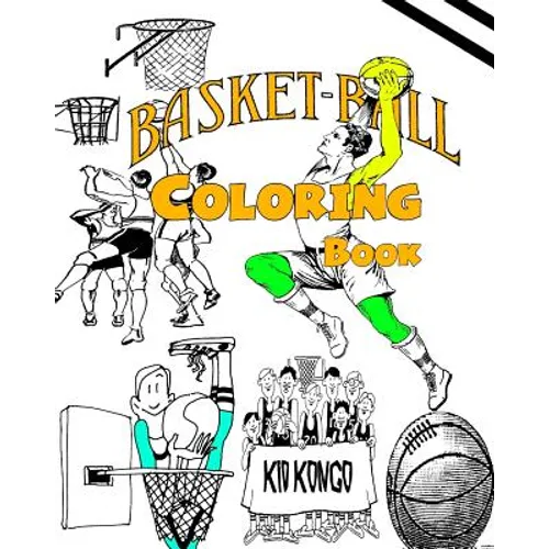 Basketball Coloring Book - Paperback