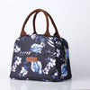 Printed aluminum foil lunch bag for insulation and preservation classic handheld and portable Oxford cloth lunch bag