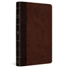ESV Large Print Thinline Reference Bible (Trutone, Brown/Walnut, Timeless Design) - Leather