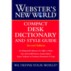 Webster's New World Compact Desk Dictionary and Style Guide, Second Edition - Hardcover