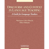 Discourse and Context in Language Teaching - Paperback