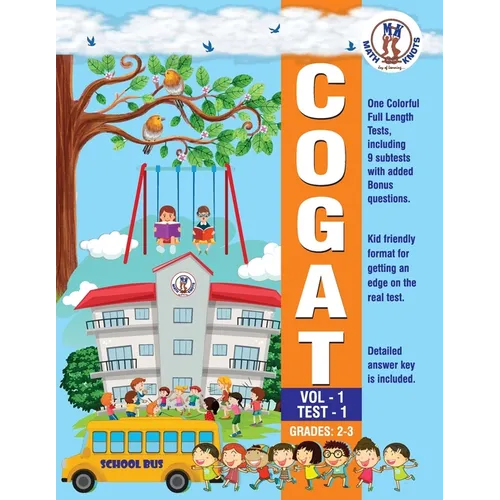 CogAT Vol 1 -TEST - 1 - Paperback