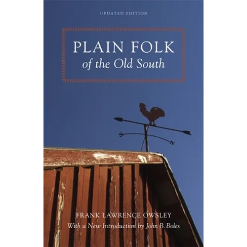 Plain Folk of the Old South - Paperback