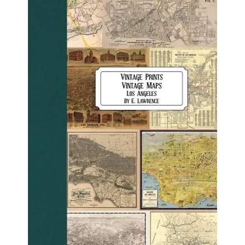 Vintage Prints: Vintage Maps: Los Angeles - Paperback