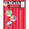 Math Skills: Grade 6 (Flash Kids Harcourt Family Learning) - Paperback