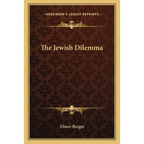 The Jewish Dilemma - Paperback