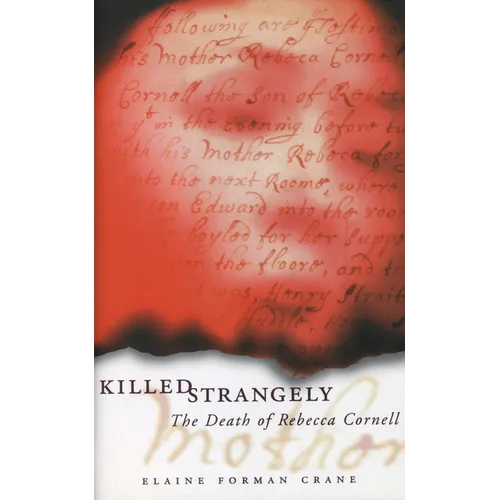 Killed Strangely: The Death of Rebecca Cornell - Paperback