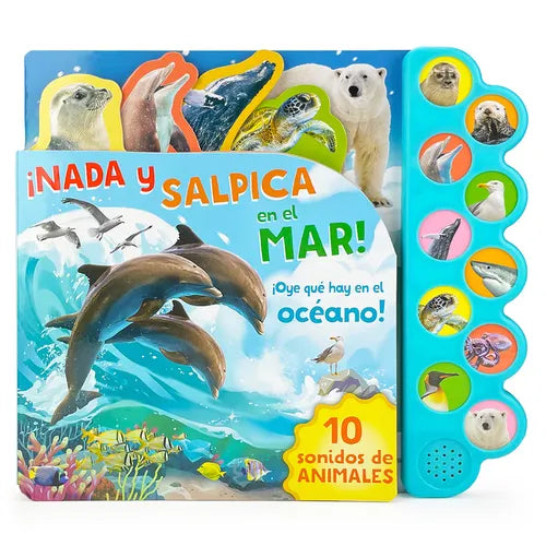 ¡Nada Y Salpica En El Mar! / Swim, Splash, in the Sea! (Spanish Edition) - Board Book