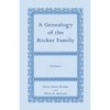 A Genealogy of the Ricker Family, Volume 1 - Paperback