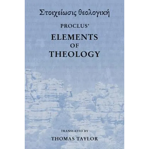 Proclus: The Elements of Theology - Paperback