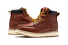 ROCKROOSTER Walker Men's 6 Inch Brown Soft Toe Wedge Work Boots SAP360