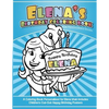 Elena's Birthday Coloring Book Kids Personalized Books: A Coloring Book Personalized for Elena that includes Children's Cut Out Happy Birthday Posters - Paperback