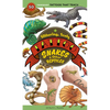 Slithering, Scaly Tattoo Snakes & Other Reptiles: 50 Temporary Tattoos That Teach - Paperback