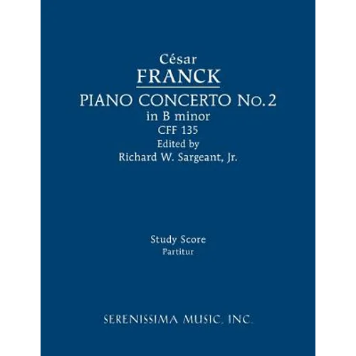Piano Concerto in B minor, CFF 135: Study score - Paperback