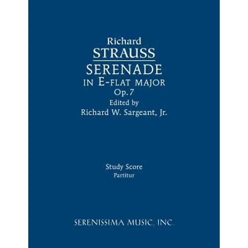 Serenade in E-flat major, Op.7: Study score - Paperback