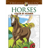 Horses Color by Number Coloring Book - Paperback