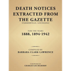 Death Notices Extracted from the Gazette (Farmerville, Louisiana) for the Years 1888, 1894-1942 - Paperback