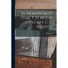 In Memorium of Hon. T. D. McGee and Capt. C. C. Brydges [microform] - Paperback