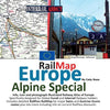 Rail Map Europe - Alpine Special: Specifically designed for Global Interrail and Eurail RailPass holders - Paperback