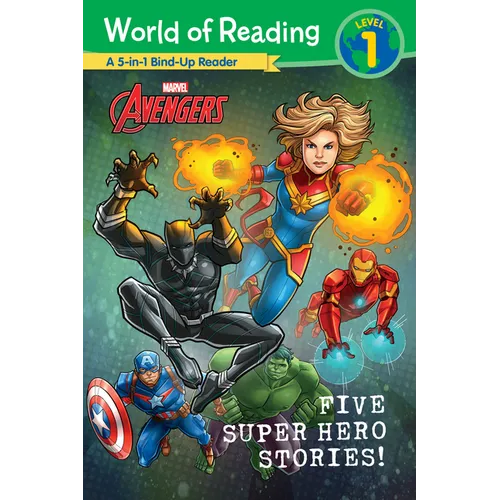 World of Reading: Five Super Hero Stories! - Paperback