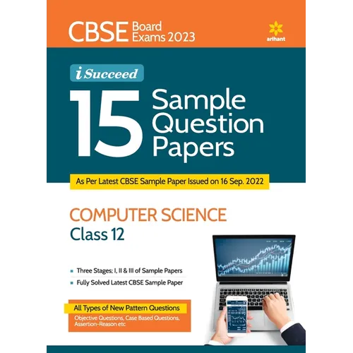 CBSE Board Exams 2023 I-Succeed 15 Sample Question Papers COMPUTER SCIENCE Class 12th - Paperback