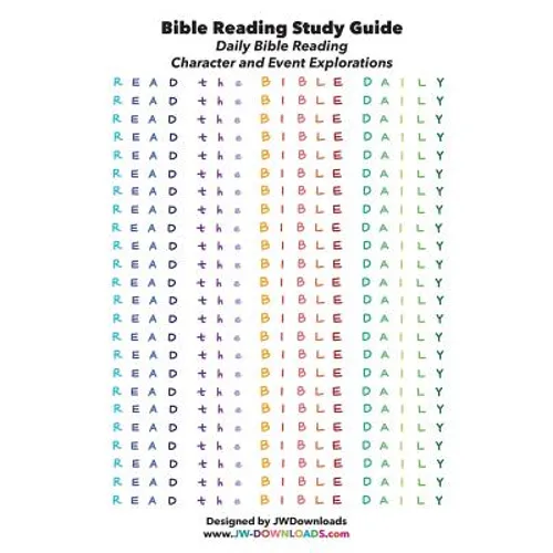 Read the Bible Daily - Bible Reading Guide, Event and Character Exploration - Paperback
