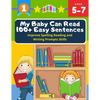 My Baby Can Read 100+ Easy Sentences Improve Spelling Reading And Writing Prompts Skills: 1st basic vocabulary with complete Dolch Sight words flash c - Paperback