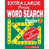 EXTRA LARGE Print WORD SEARCH Puzzles - Paperback