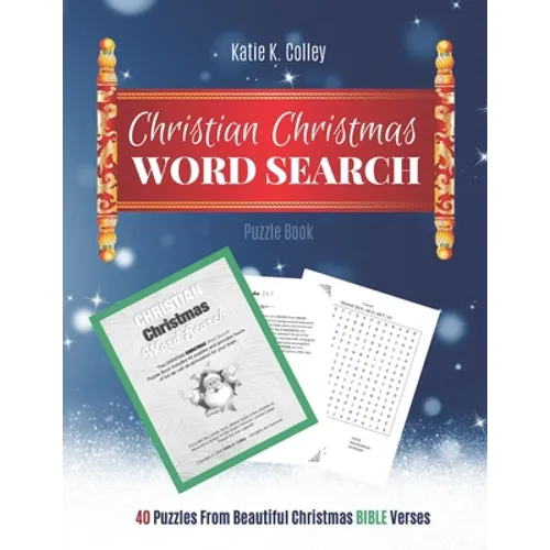 Christian Christmas Word Search: Puzzle Book (a good gift idea) - Christmas Word Search Books For Adults - Bible Word Search Book Gifts - Paperback