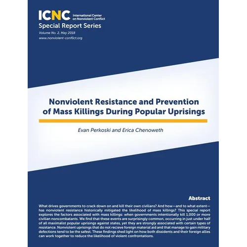 Nonviolent Resistance and Prevention of Mass Killings During Popular Uprisings - Paperback