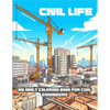 Civil Life: A Humorous Adult Coloring Book for Civil Engineers - Paperback