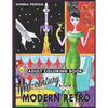 Mid-century Modern Retro Adult Coloring Book - Paperback