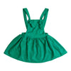 Evergreen Faux Suede Pinafore