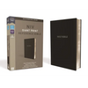 NIV, Reference Bible, Giant Print, Leather-Look, Black, Red Letter Edition, Comfort Print - Imitation Leather