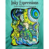 Inky Expressions: A Coloring Book For Everyone - Paperback