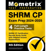 Shrm Cp Exam Prep 2024-2025 - 4 Full-Length Practice Tests, Shrm Cp Certification Secrets Study Guide with Detailed Answer Explanations: [4th Edition] - Paperback