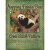 Napping Panda Bear Cross Stitch Pattern - Paperback