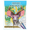 Color Quest Color by Number Animals: Jumbo Adult Coloring Book for Stress Relief - Paperback