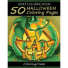 Adult Coloring Book: 50 Halloween Coloring Pages - Paperback