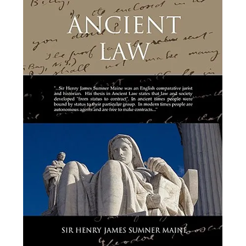 Ancient Law - Paperback