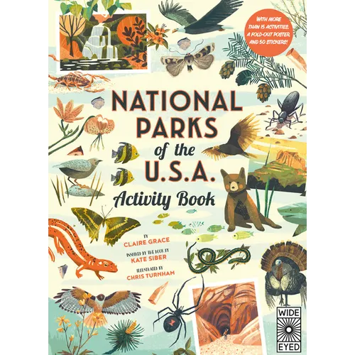 National Parks of the Usa: Activity Book: With More Than 15 Activities, a Fold-Out Poster, and 50 Stickers! - Paperback