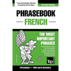 English-French phrasebook and 1500-word dictionary - Paperback