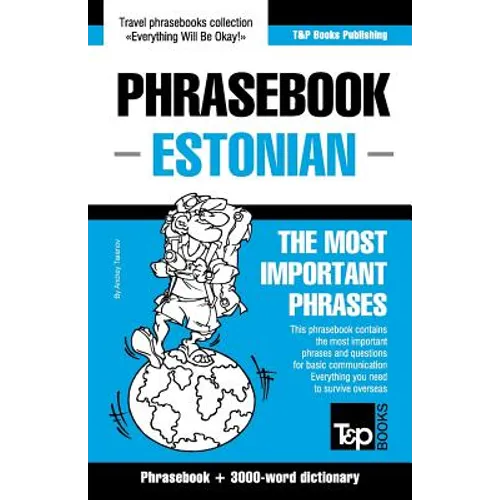 English-Estonian phrasebook & 3000-word topical vocabulary - Paperback