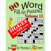Word Fill-In Puzzles, Volume 11, 90 Puzzles, Over 140 words per puzzle - Paperback