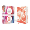Niv, Giant Print Compact Bible for Girls, Leathersoft, Coral, Red Letter Edition, Comfort Print - Imitation Leather