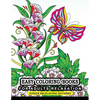 Easy Coloring books for adults relaxation: Flower, Floral, Butterfly and Bird with Simple pattern for beginner - Paperback