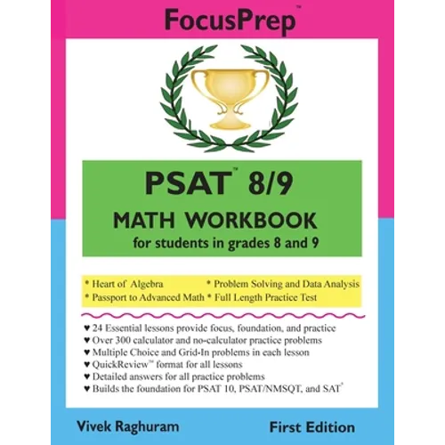 PSAT 8/9 MATH Workbook: for students in grades 8 and 9. - Paperback
